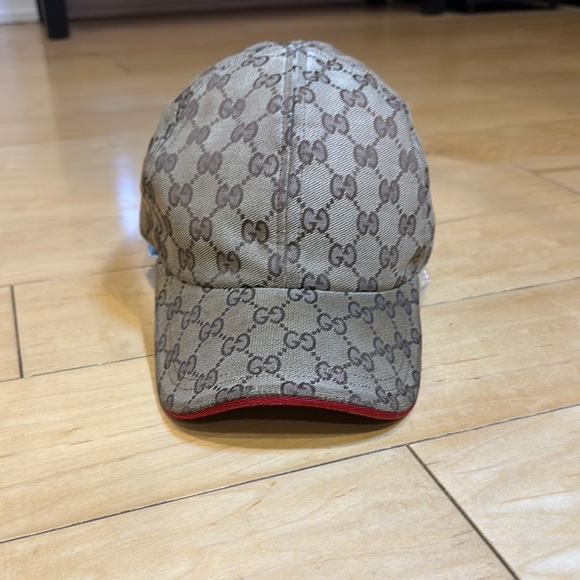 Gucci Brown GG Monogram Hat - Picture 1 of 6